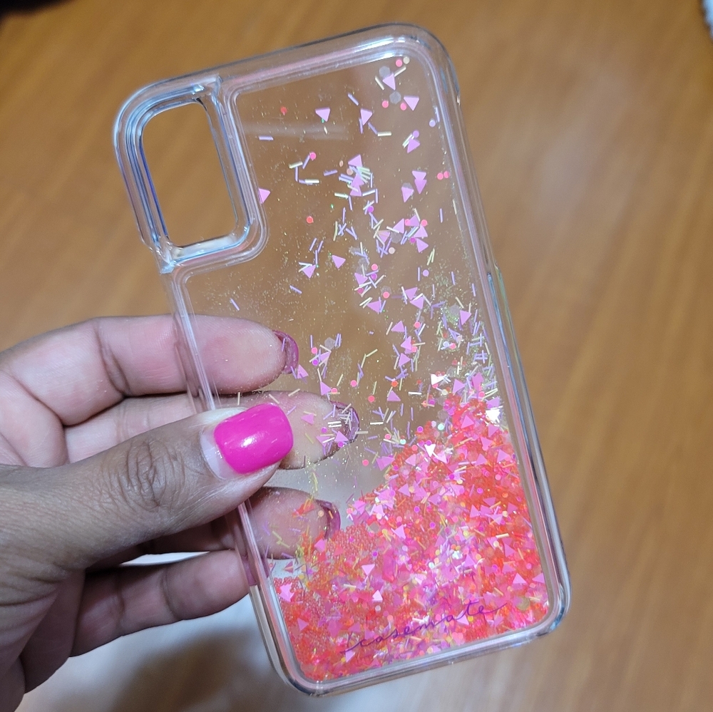 Case-Mate IPhone XS/X Waterfall Glow Glitter Hard Phone Case